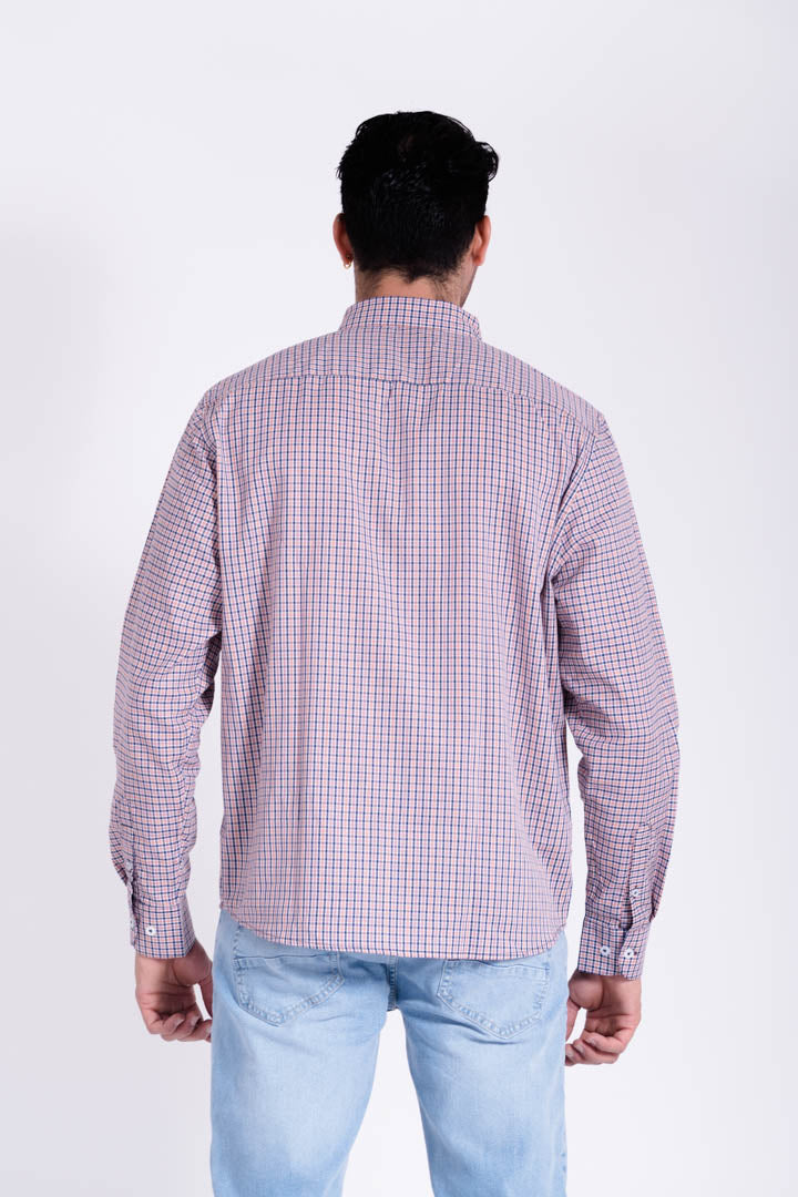 Camisa Hombre Cuadro Regular Fit