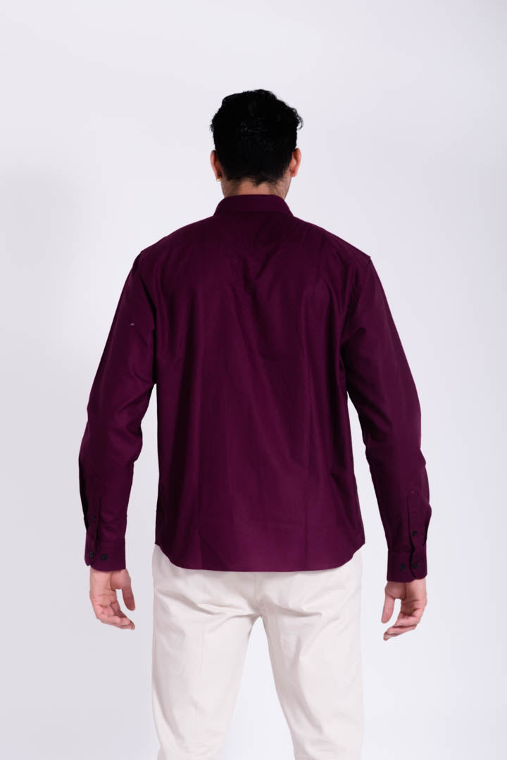 Camisa Vino Regular Fit