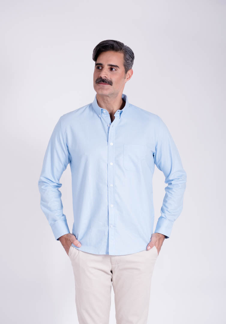 Camisa Azul Cielo Regular Fit