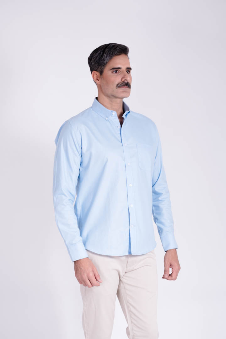 Camisa Azul Cielo Regular Fit